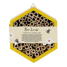 Load image into Gallery viewer, Bee Hotel - Yellow Hexagon Shaped Design
